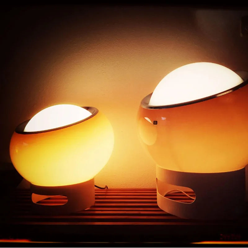 lampe en verre créative Ei de style Bauhaus en forme d'œuf au design artistique