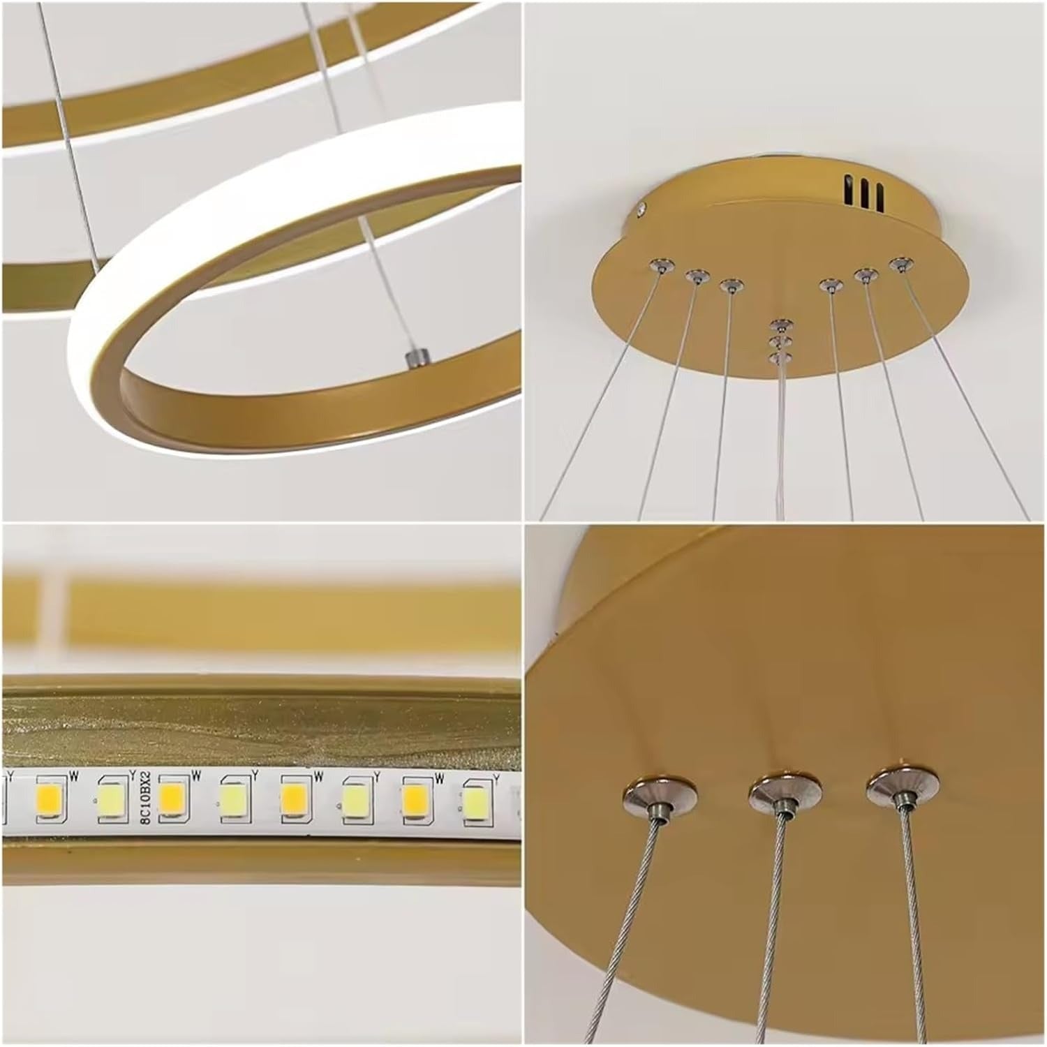 LUSTRE SUSPENSION TRIPLE ANNEAU LED DIMMABLE | ORBIS™