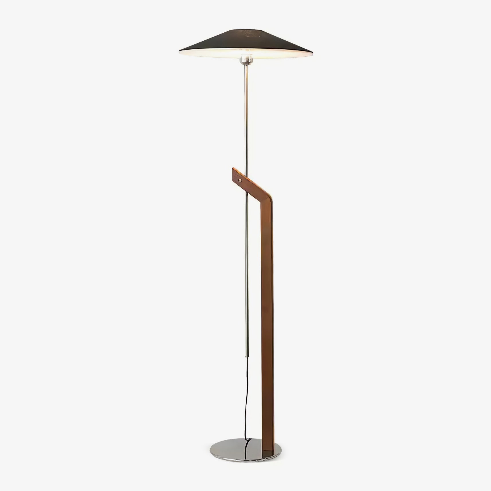 Lampadaire de Salon Minimaliste - Structure Bois et Métal | ZENITH - Lampes Design