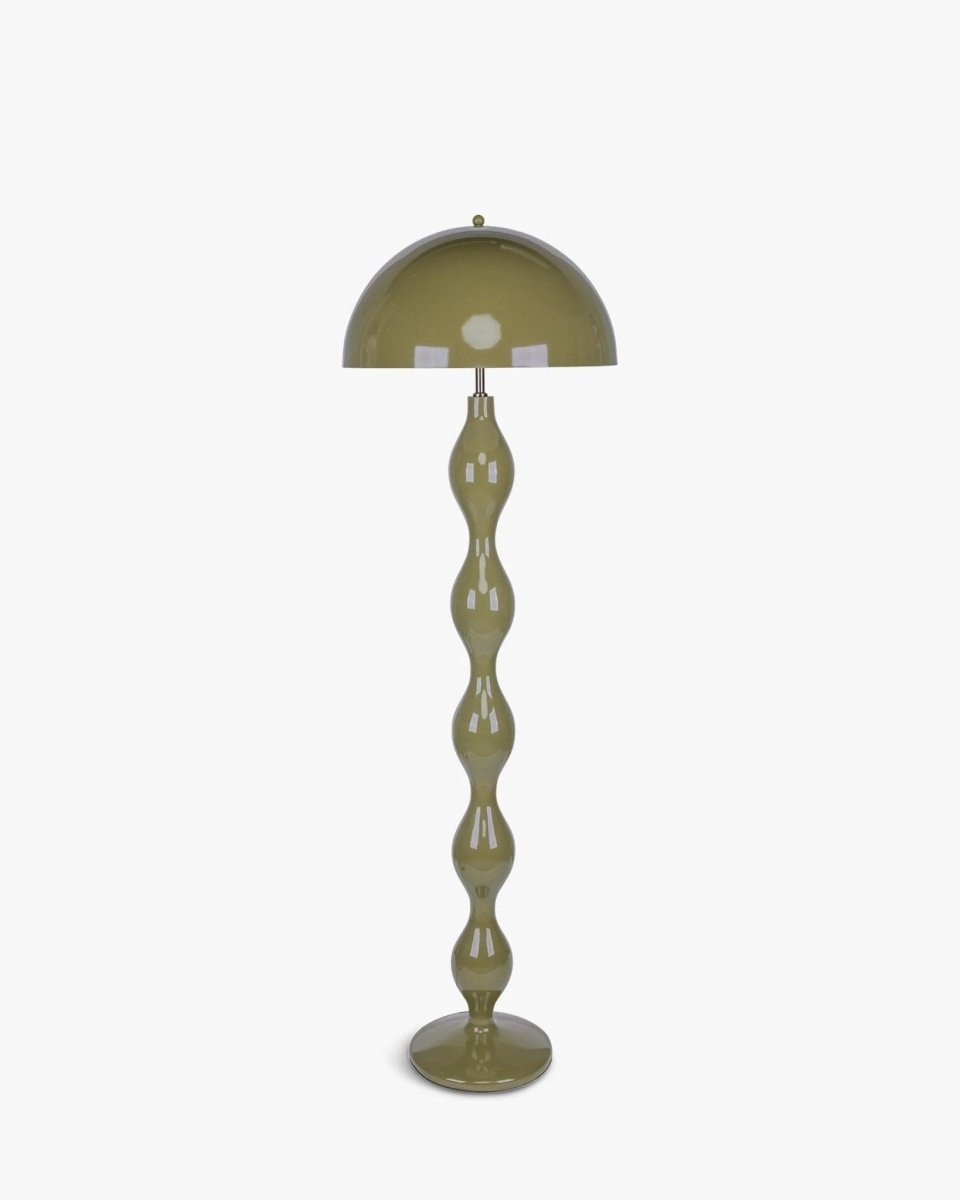 Lampadaire Design Sculptural avec Dôme Laqué pour Salon Moderne | DOMO™ - Lampes Design