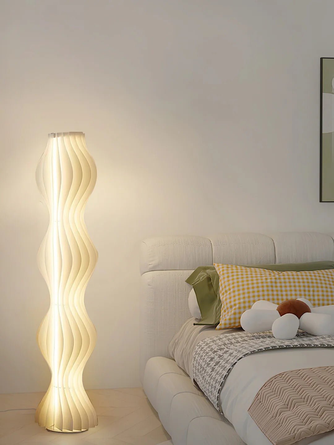 Lampadaire Sculptural - Design Ondulé Moderne | LYSIA - Lampes Design