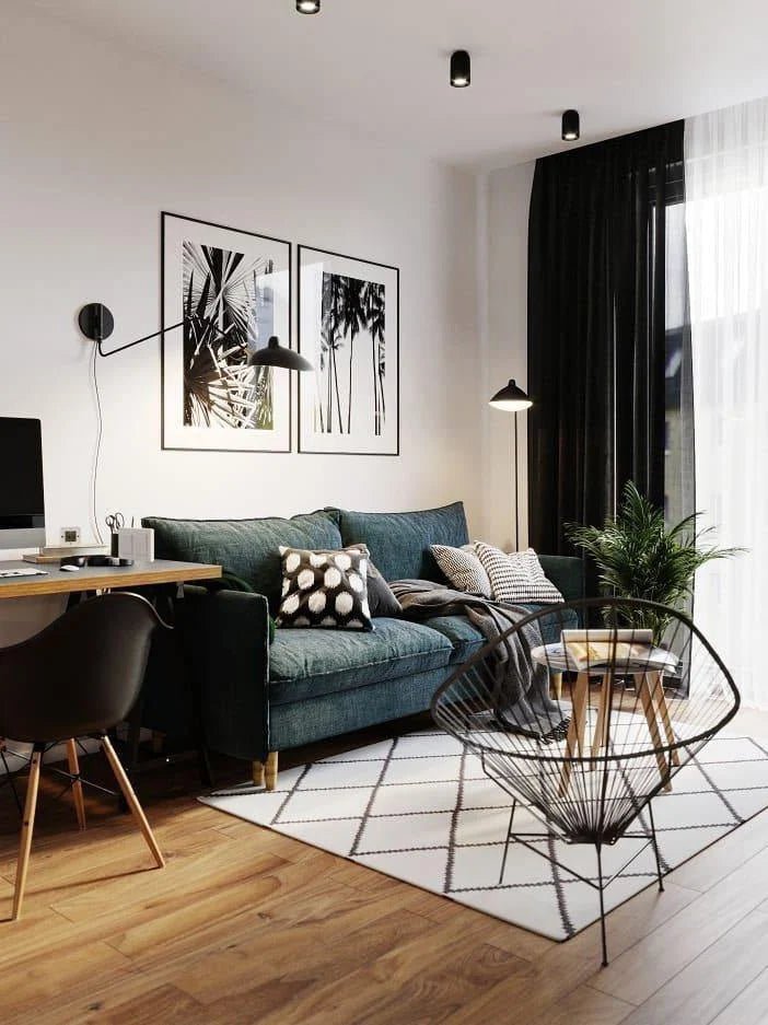 Lampadaire Tripode 3 Bras Articulés — Lampe sur Pied Style Art Déco Industriel | MANTE™ - Lampes Design