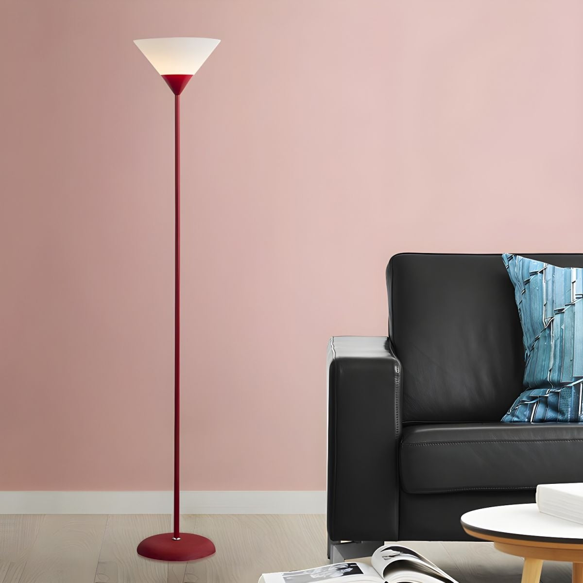 Lampadaire Rétro-Scandinave en Métal et Acrylique — L'ALBA™