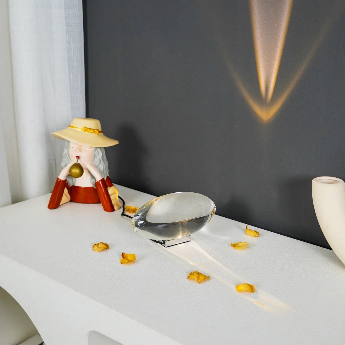 Lampe à Poser Design Cristal Comète Lumineuse pour Chambre & Bureau | CIEL™ - Lampes Design
