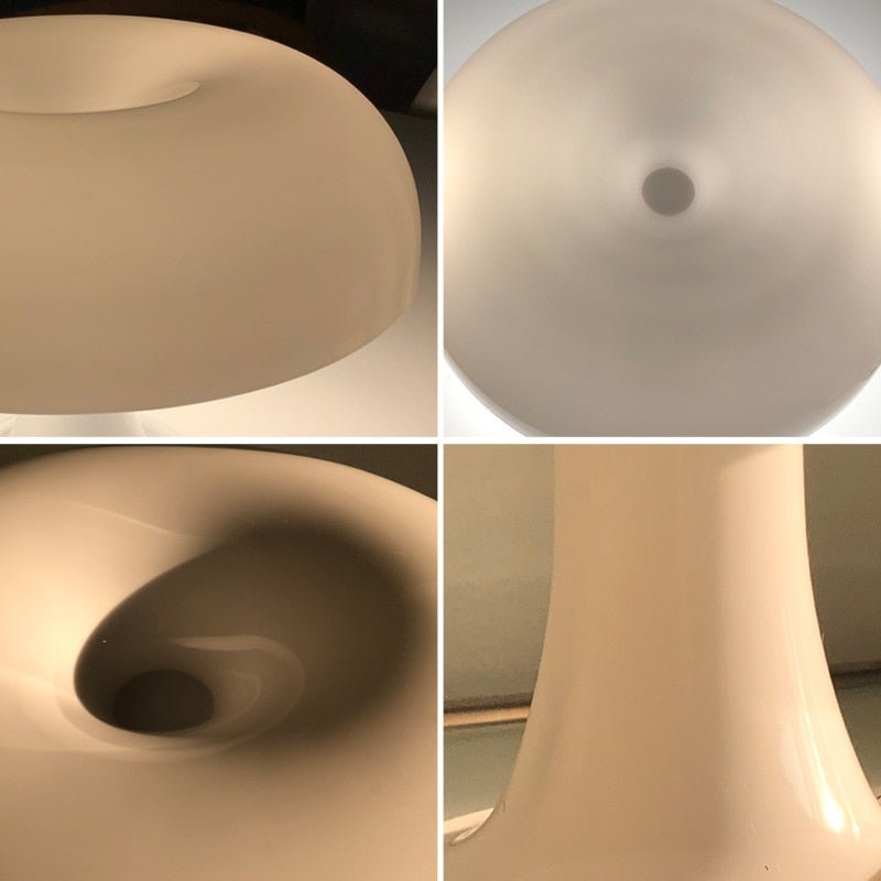 Lampe champignon vintage orange design rétro | Le Cèpe - Lampes Design