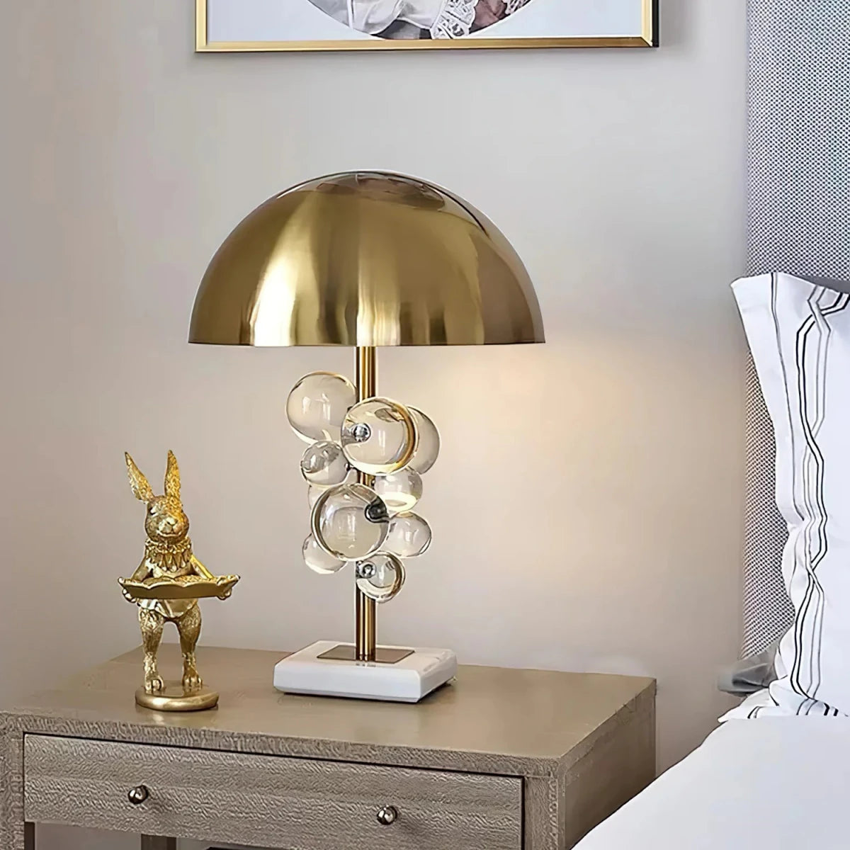 Lampe de Table Cristal Facetté — Lampe Style Postmoderne Chic | FACETTE™ - Lampes Design