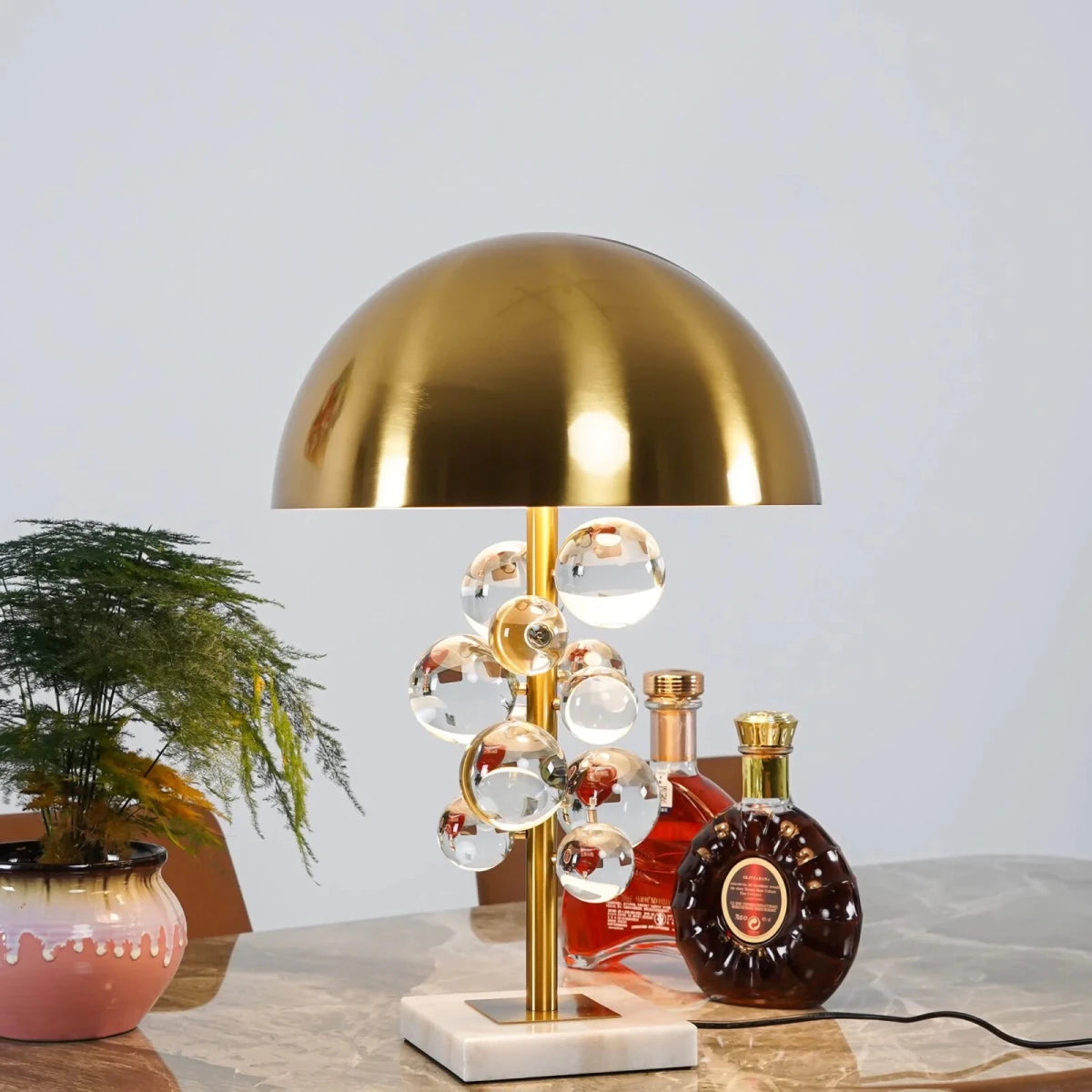 Lampe de Table Cristal Facetté — Lampe Style Postmoderne Chic | FACETTE™ - Lampes Design