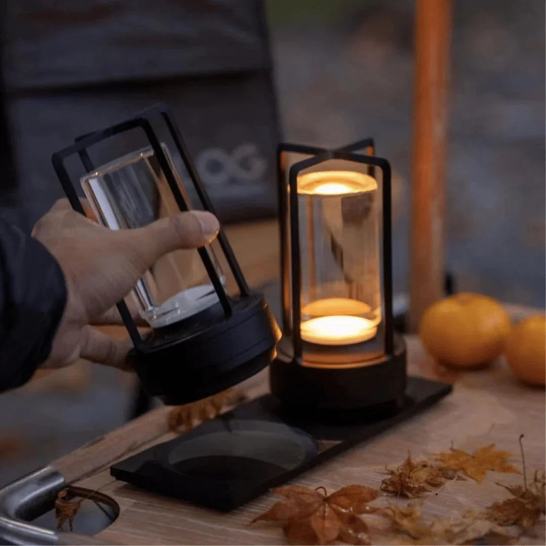 Lampe de Table LED Sans Fil Design Industriel pour Salon ou Bureau | Christel™ - Lampes Design