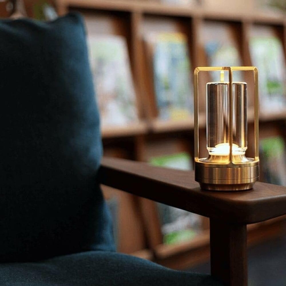 Lampe de Table LED Sans Fil Design Industriel pour Salon ou Bureau | Christel™ - Lampes Design