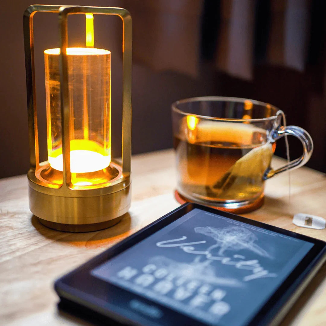Lampe de Table LED Sans Fil Design Industriel pour Salon ou Bureau | Christel™ - Lampes Design