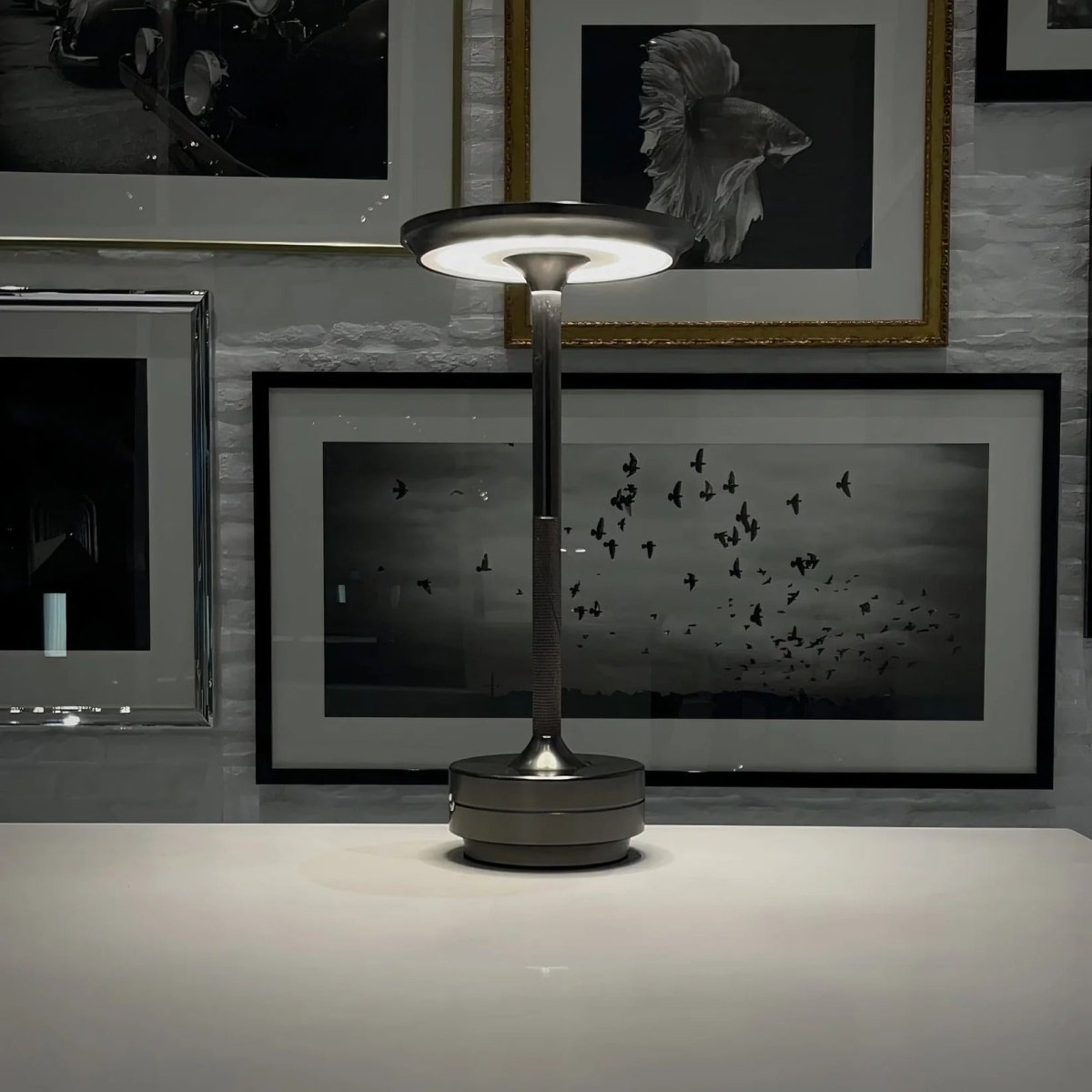 Lampe de Table LED Tactile Sans Fil Rechargeable | Élara - Lampes Design