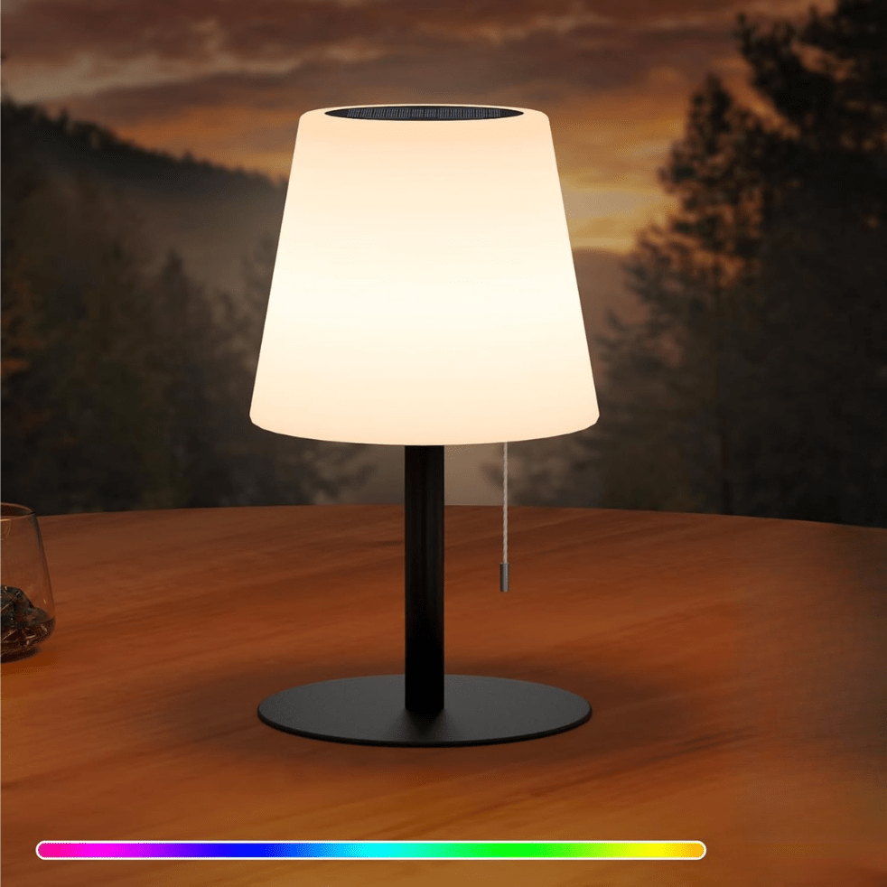 Lampe de table solaire et rechargeable USB Outdoor | Kimberly - Lampes Design