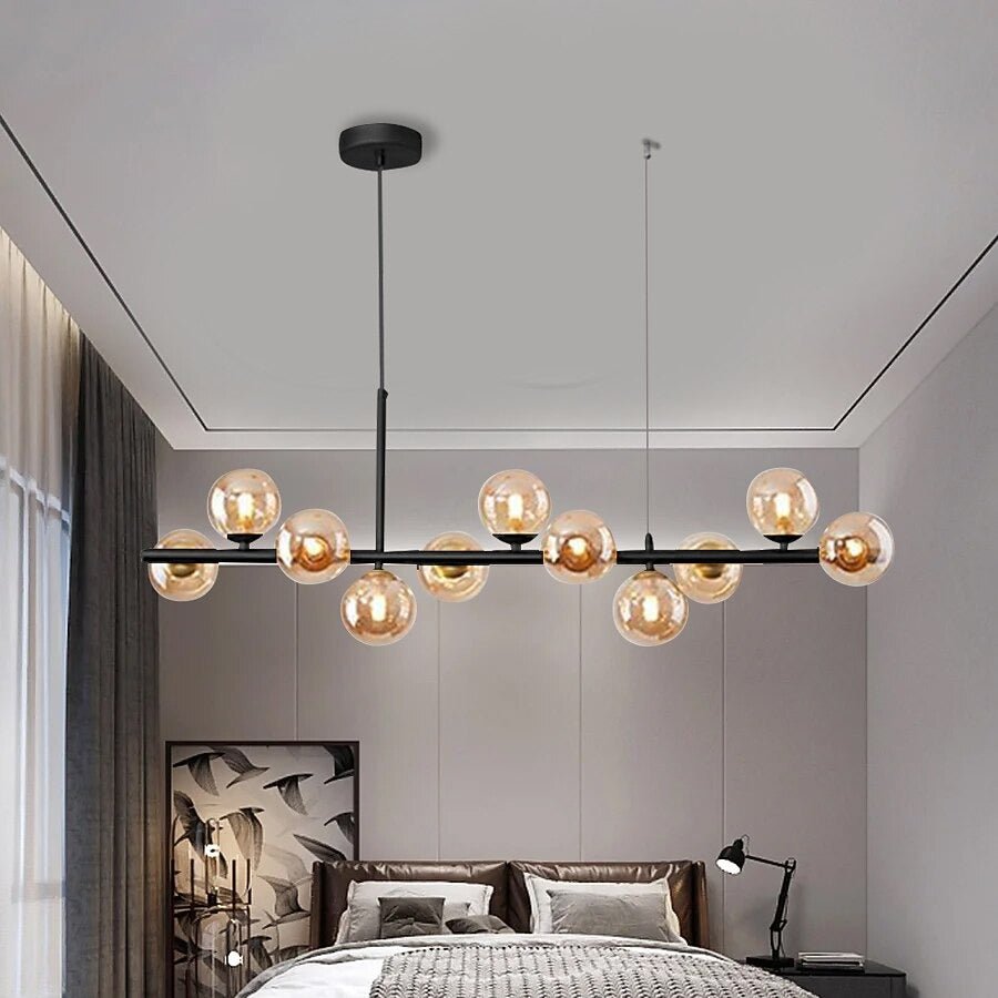 Lustre Design Nordique Multi-Boules en Verre — 7 ou 11 Têtes | COSMOS™ - Lampes Design