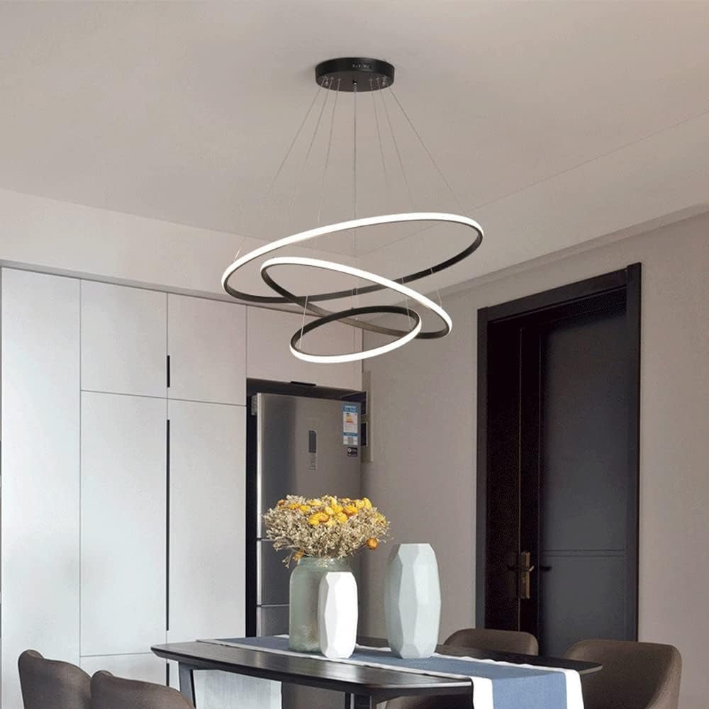 Lustre Suspension Triple Anneau LED Dimmable — Design Moderne et Sculptural | ORBIS™ - Lampes Design