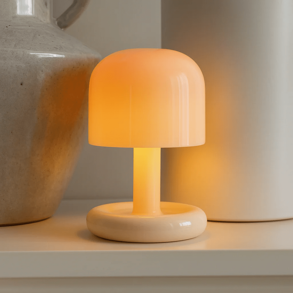 Mini Lampe de Chevet Sans Fil Rechargeable — Veilleuse LED Coucher de Soleil | GLOW™ - Lampes Design