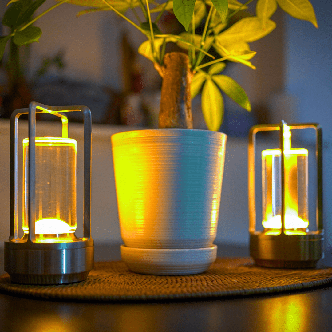 Petite Lampe de Table LED Sans Fil Design Industriel | Christel - Lampes Design