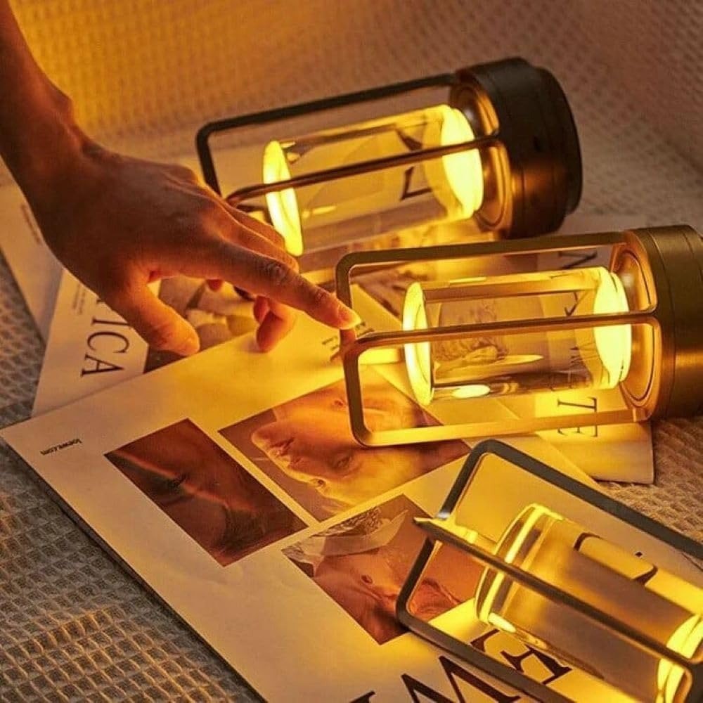 Petite Lampe de Table LED Sans Fil Design Industriel | Christel - Lampes Design