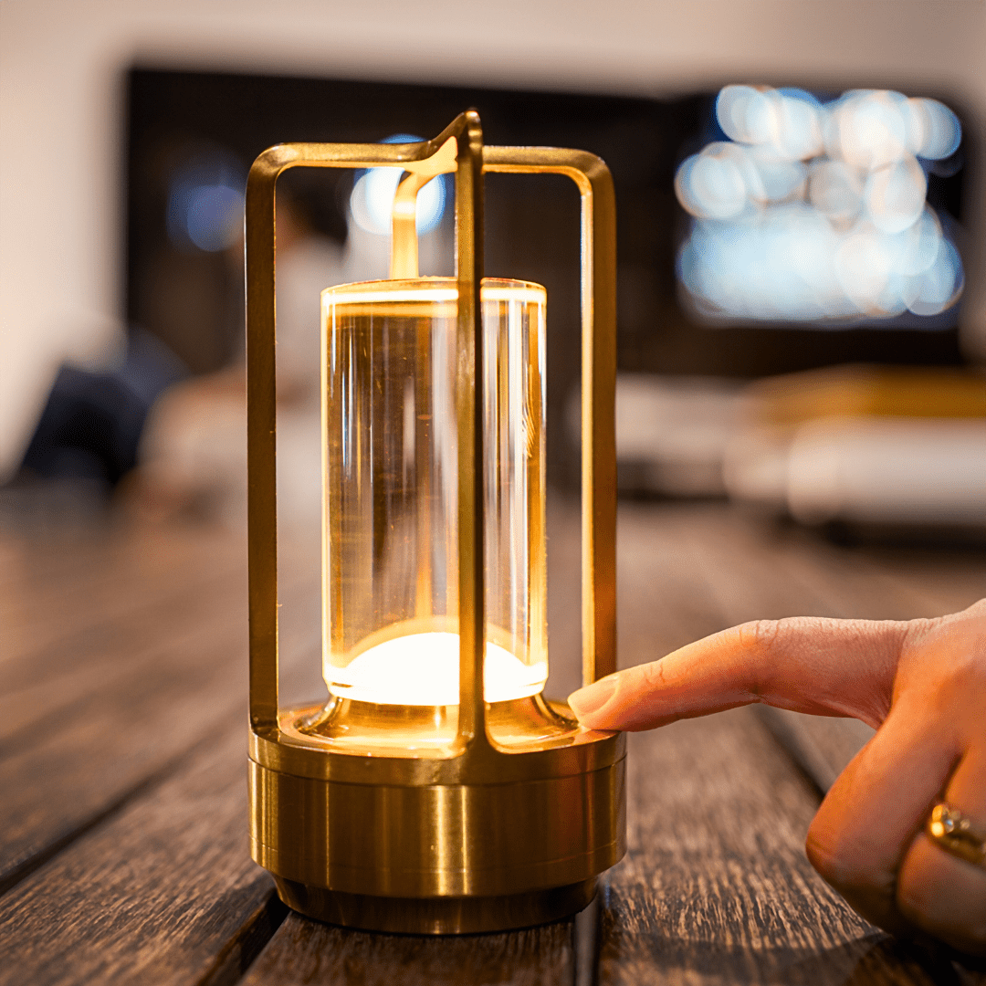 Petite Lampe de Table LED Sans Fil Design Industriel | Christel - Lampes Design