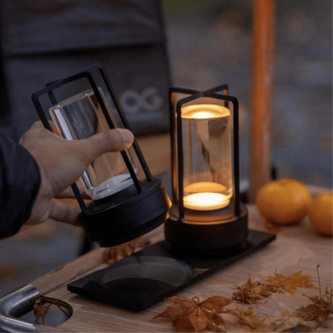 Petite Lampe de Table LED Sans Fil Design Industriel | Christel - Lampes Design