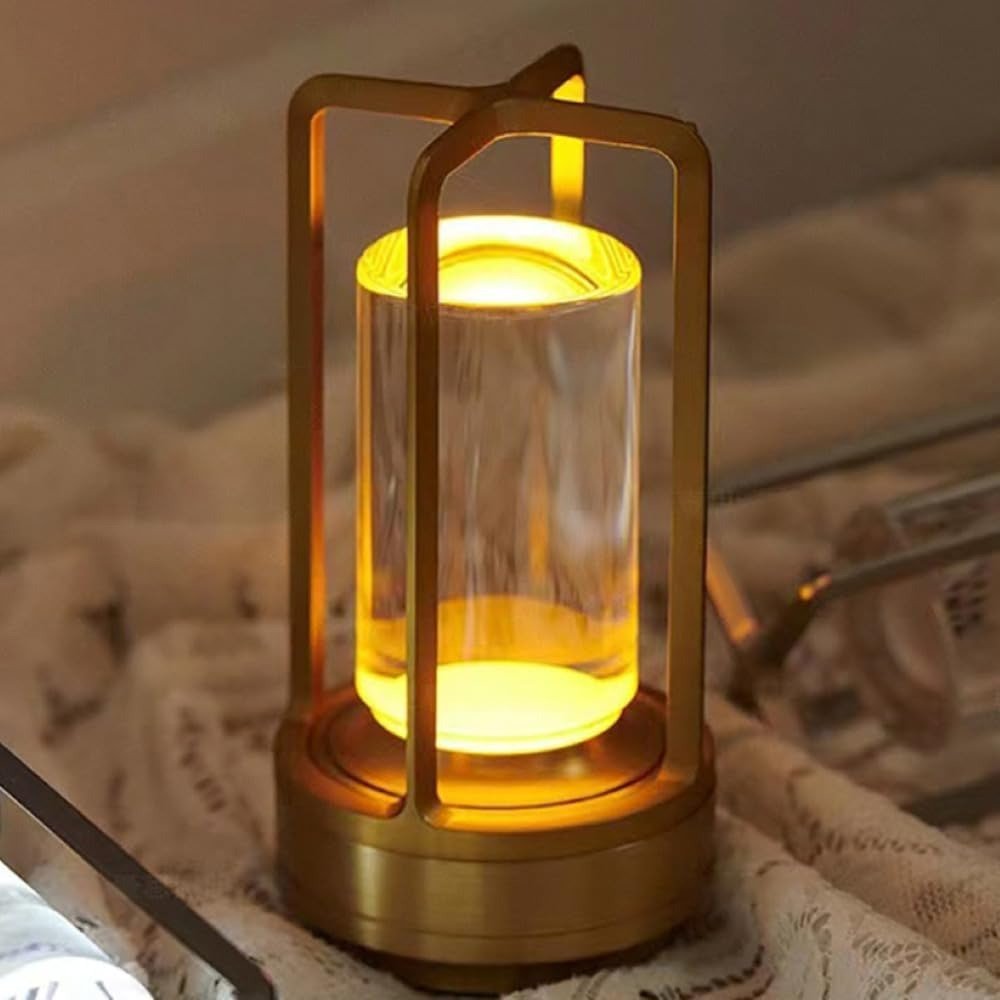 Petite Lampe de Table LED Sans Fil Design Industriel | Christel - Lampes Design