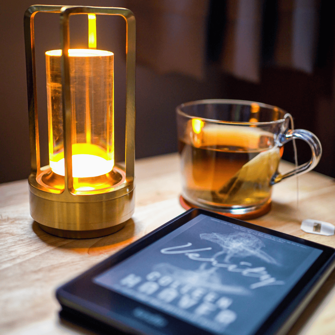 Petite Lampe de Table LED Sans Fil Design Industriel | Christel - Lampes Design