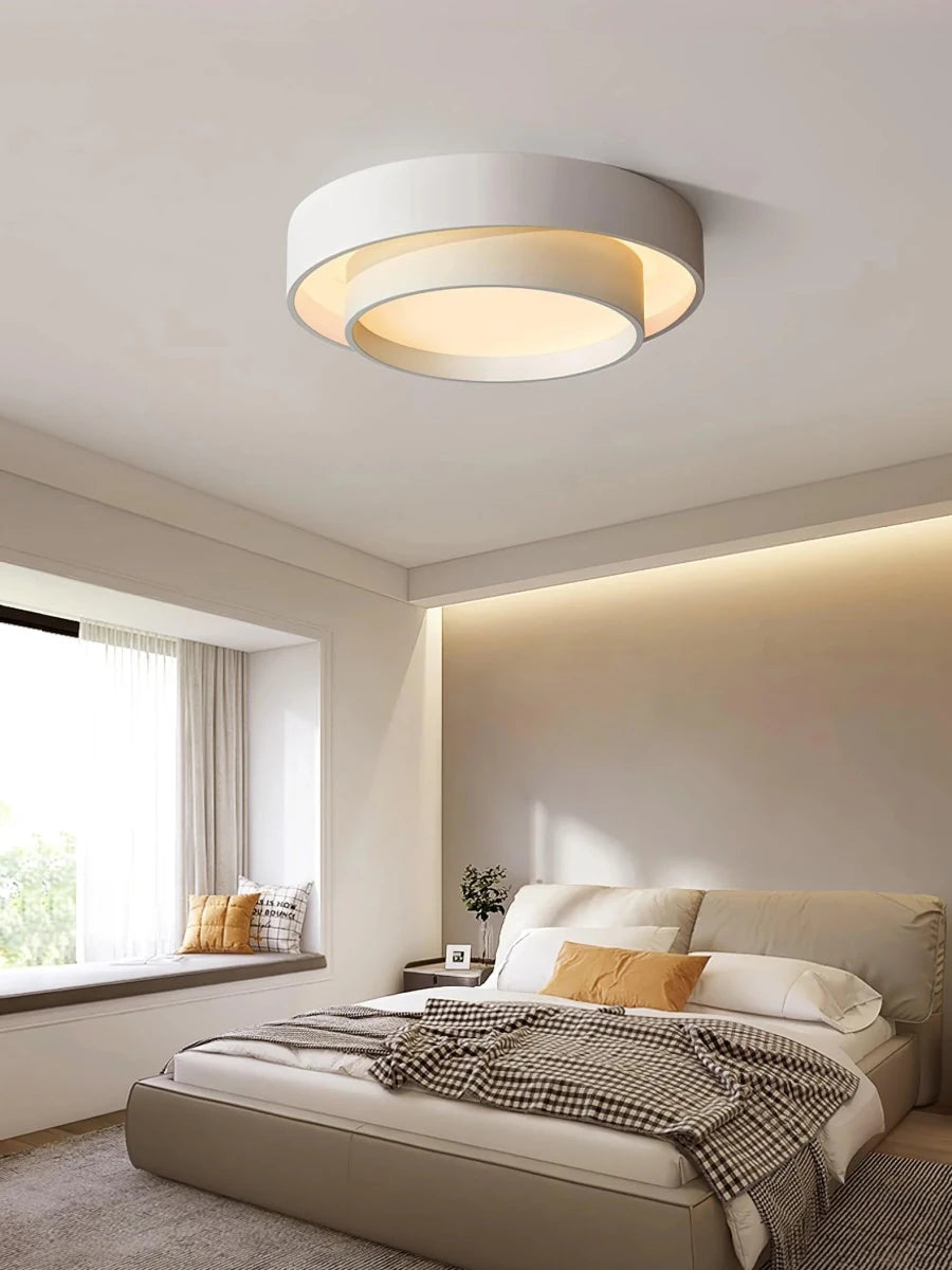 Plafonnier Design Double Disque Minimaliste pour Chambre & Salon | EOS™ - Lampes Design