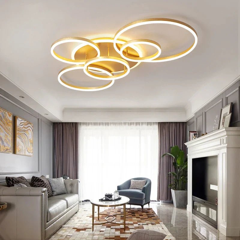 Plafonnier LED Design - Luminaire Géométrique Entrelacé | CIRCLE - Lampes Design