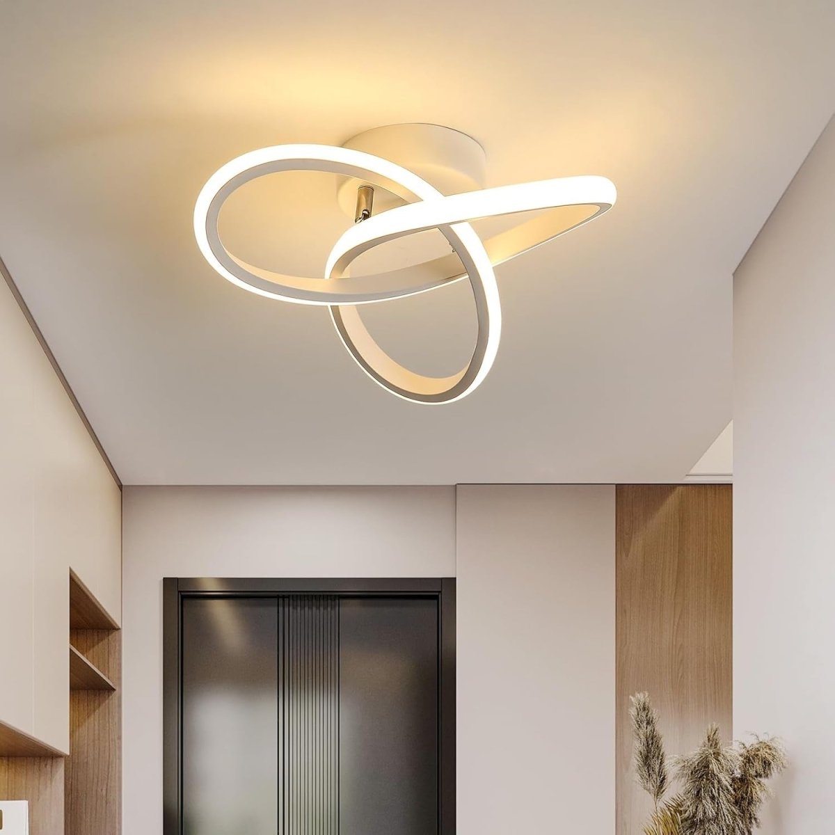 Plafonnier pour Cuisine LED Nœud Infini | Design Blanc Moderne - Lampes Design
