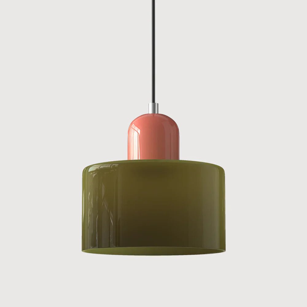 Suspension Bauhaus en verre créatif | Enise - Lampes Design