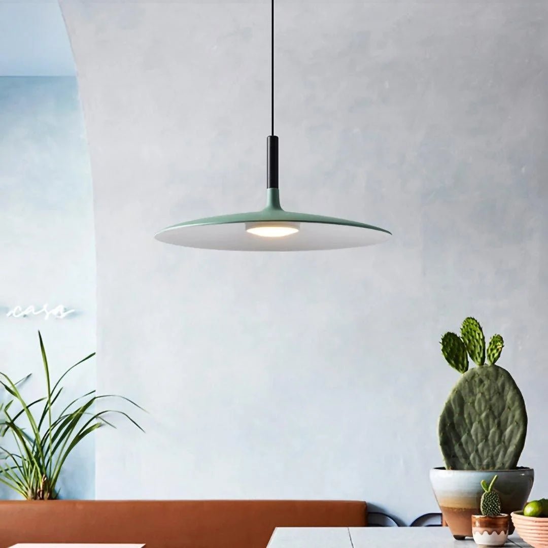 Suspension Disque Style UFO — Lustre Design Industriel Nordique | SATELLITE™ - Lampes Design
