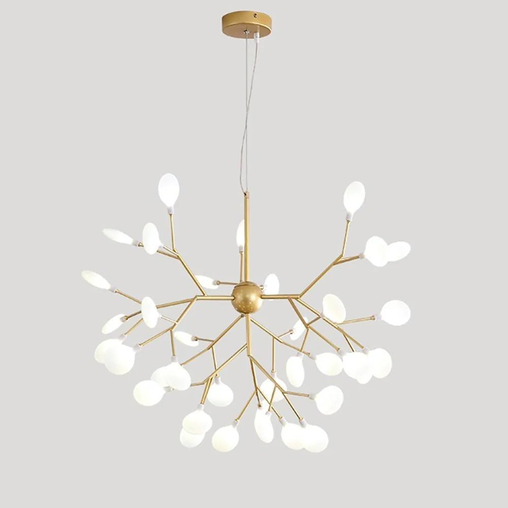 Suspension luminaire arbre doré design LED | TREE - Lampes Design