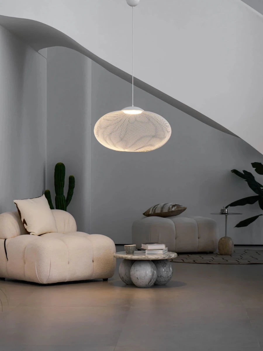 Suspension Métal Courbé Style Danois — Lustre Design Contemporain | ONDE™ - Lampes Design