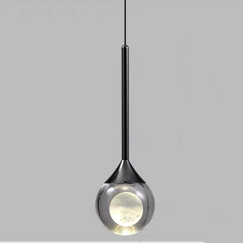 Suspension Moderne de Luxe LED — Fer Plaqué et Acrylique, Ampoule G9 Incluse | ÉCLAT™ - Lampes Design
