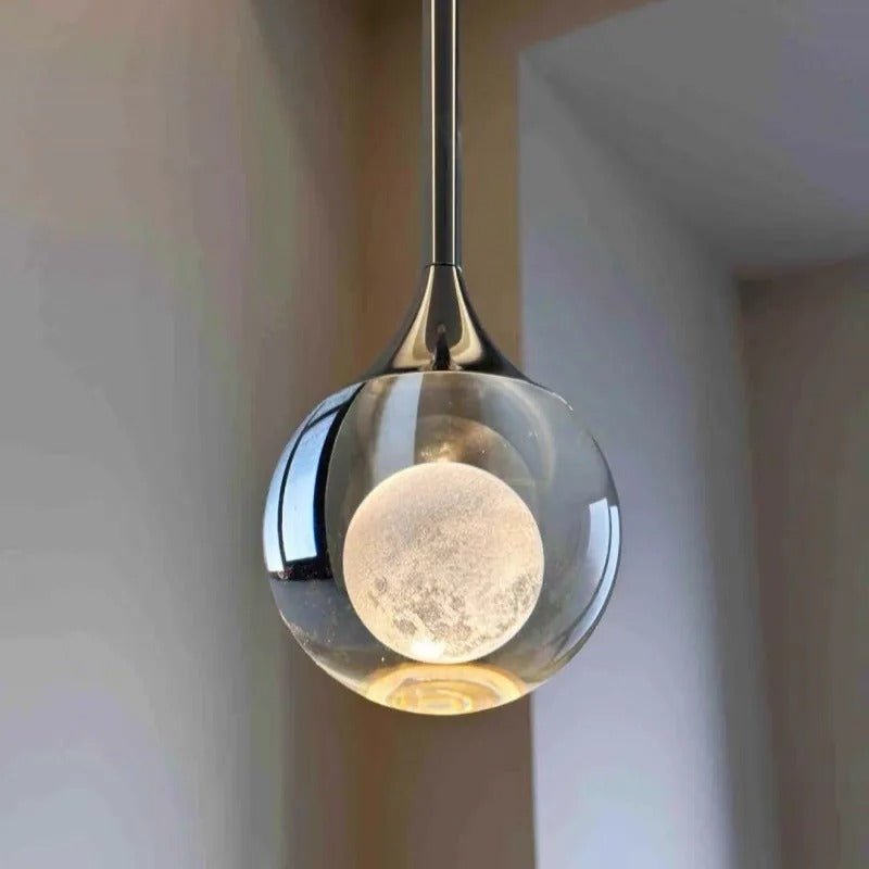 Suspension Moderne de Luxe LED — Fer Plaqué et Acrylique, Ampoule G9 Incluse | ÉCLAT™ - Lampes Design