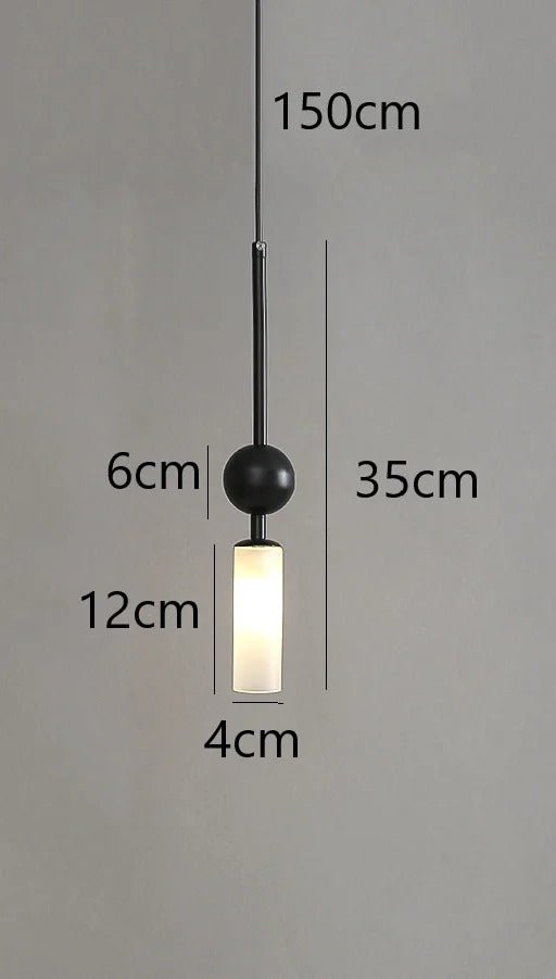 Suspension Nordique en Verre Soufflé et Fer Plaqué — Ampoule G9 Incluse | STOCKHOLM™ - Lampes Design