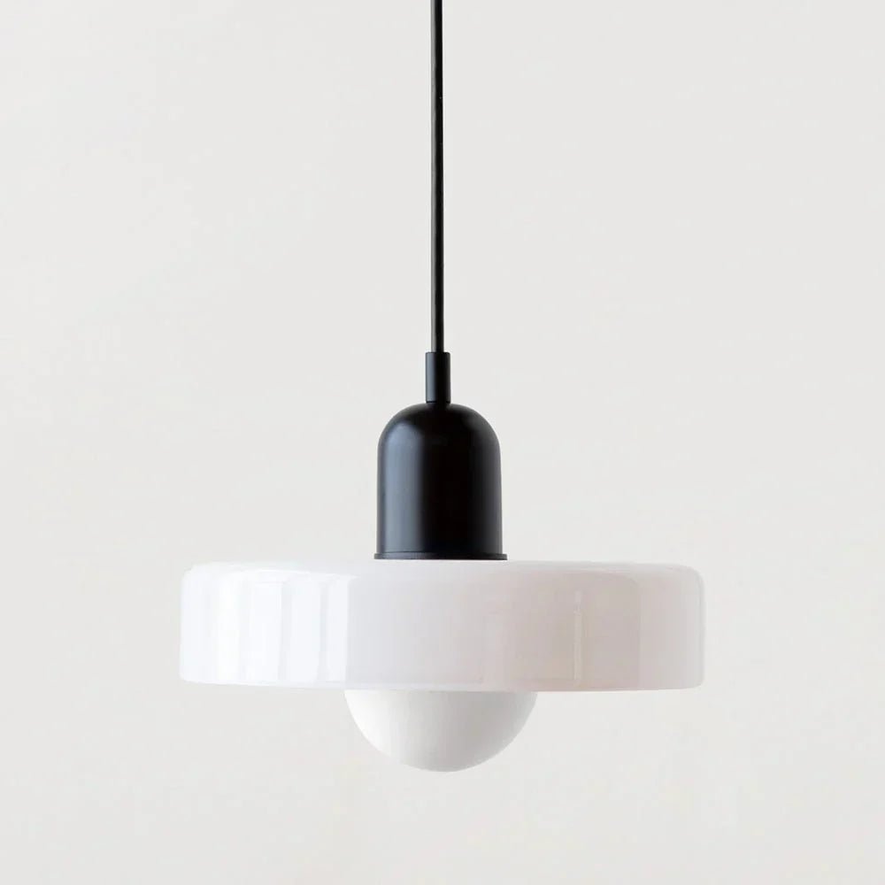 Suspension nordique rétro en verre coloré | Freya - Lampes Design