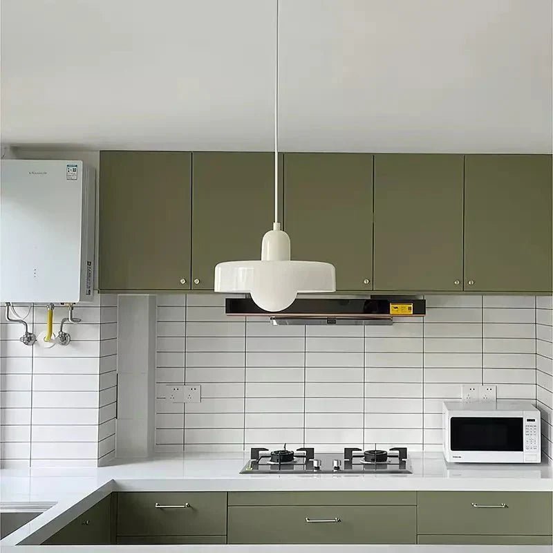 Suspension nordique rétro en verre coloré | Freya - Lampes Design