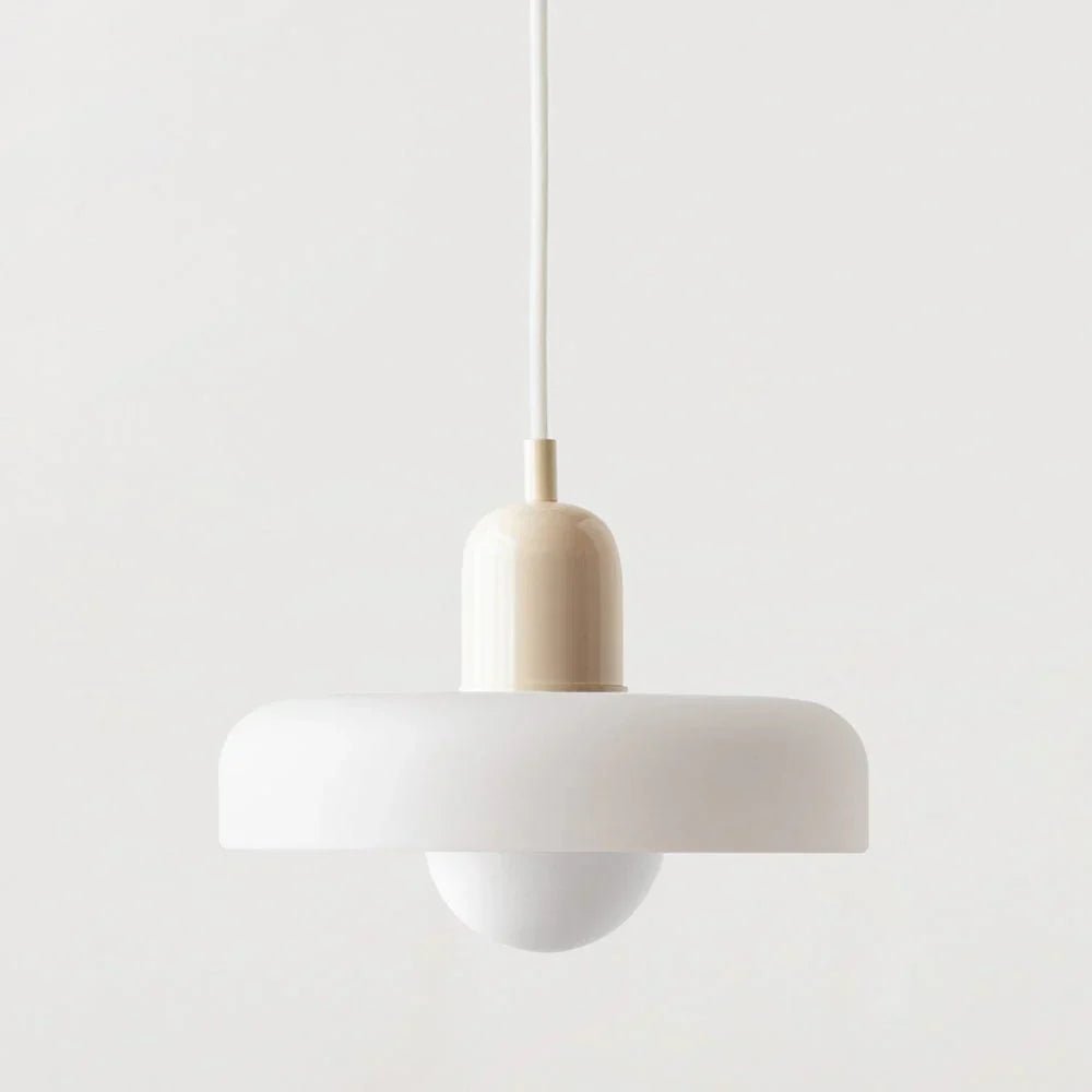 Suspension nordique rétro en verre coloré | Freya - Lampes Design