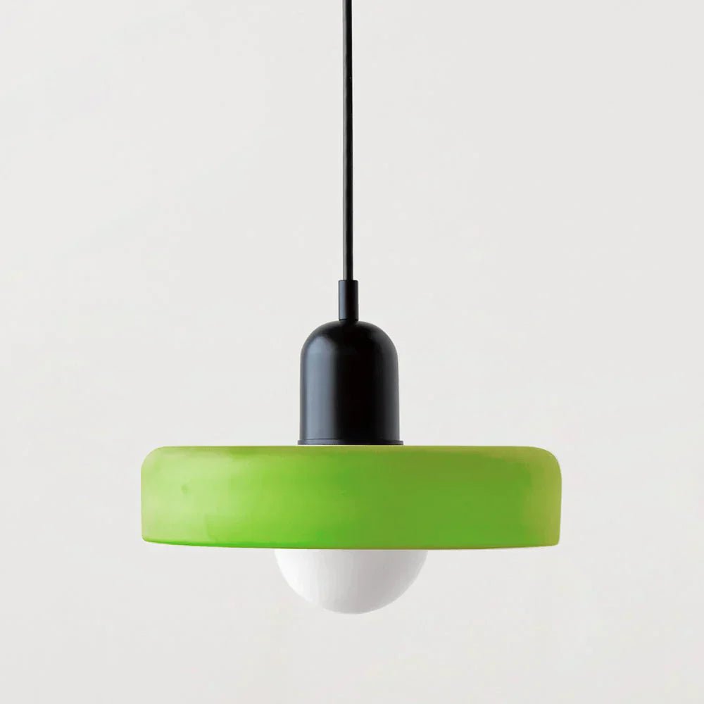 Suspension nordique rétro en verre coloré | Freya - Lampes Design