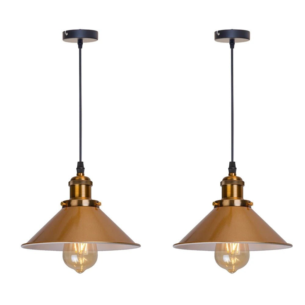 Suspension Vintage Loft Rétro en Métal — E27, Nombreux Coloris | DATCHA™ - Lampes Design