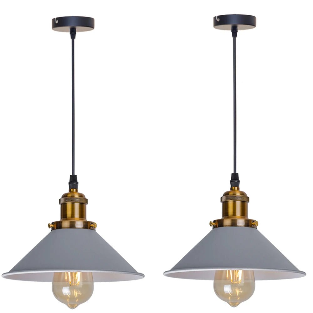 Suspension Vintage Loft Rétro en Métal — E27, Nombreux Coloris | DATCHA™ - Lampes Design