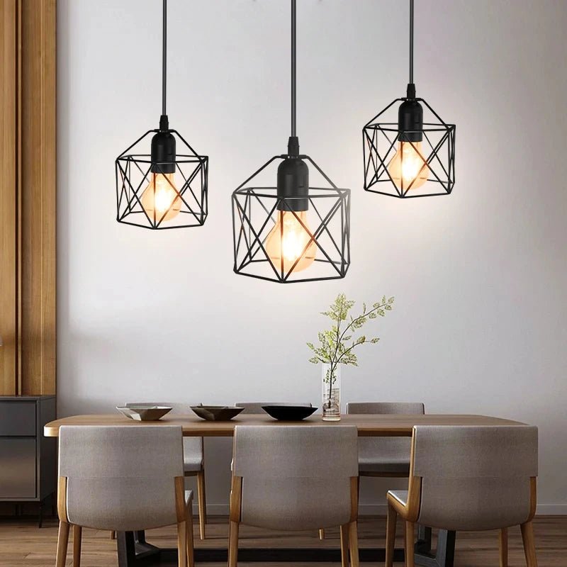 Suspension Vintage Nordique — 1 ou 3 Lampes en Grappe | INGRID™ - Lampes Design
