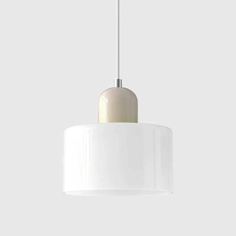 suspension en verre Enise de style Bauhaus avec design créatif et élégant