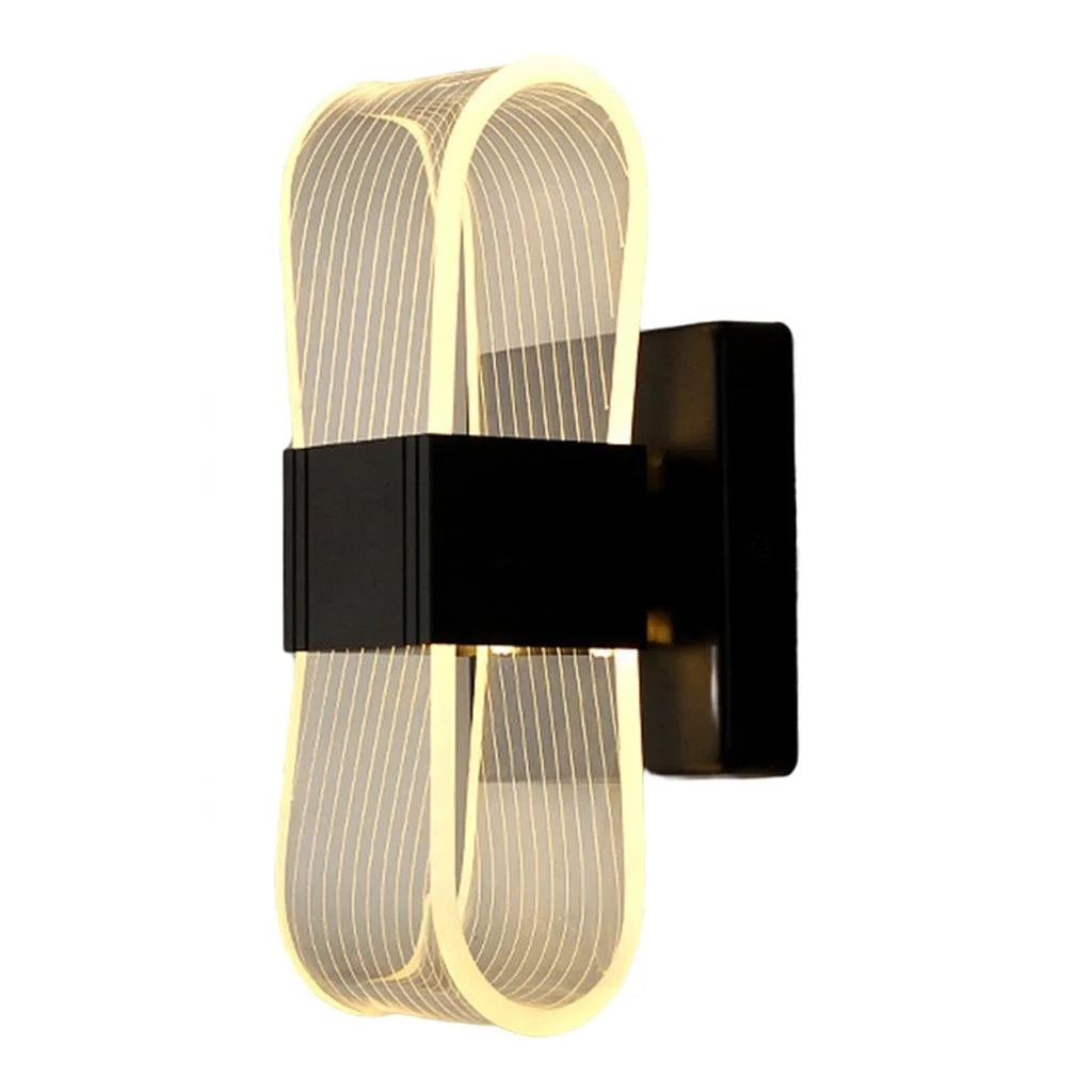 Applique murale LED design doré moderne | PUISO