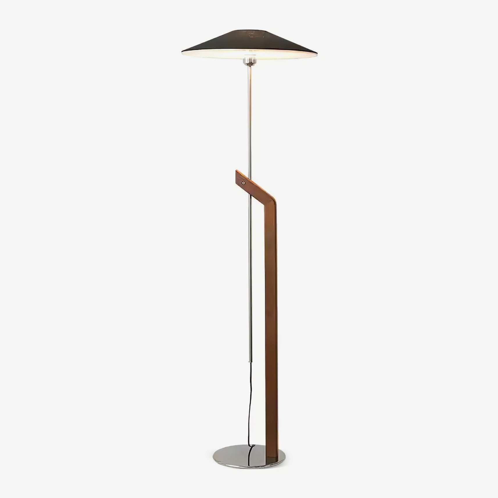Lampadaire salon – Design Minimaliste avec Abat-Jour Conique