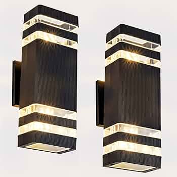 Applique Murale Extérieure - Étanche avec Effet Lumineux Design
