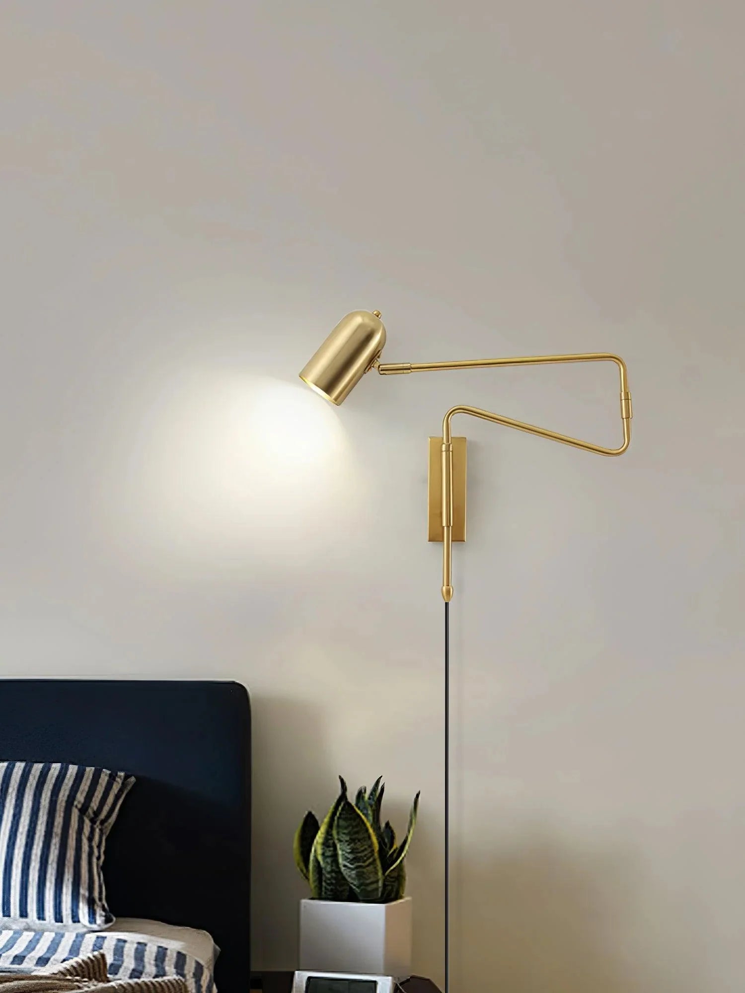 Applique Murale à Bras Articulé Rétractable — Lampe Murale Style Industriel Vintage | COMPAS™