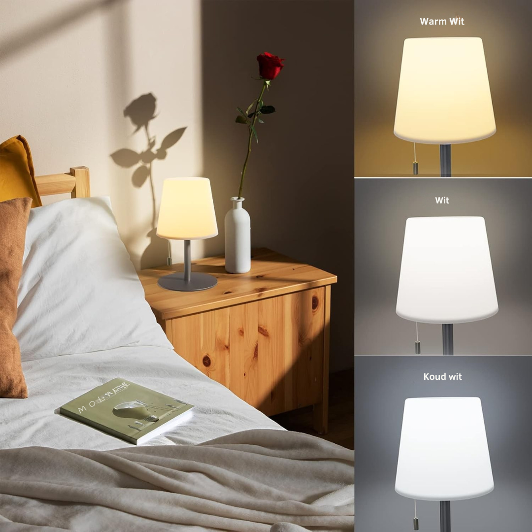 lampe de table intelligente Agnetha avec intensité réglable et design moderne