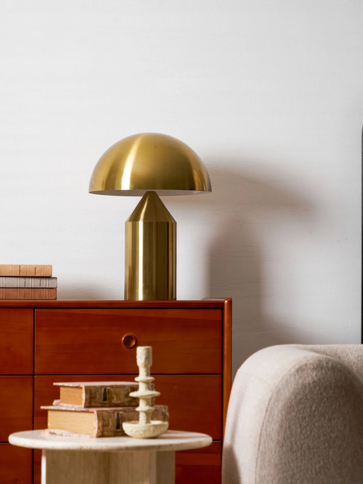 Lampe de Chevet Forme Champignon Métal | AMANITE™
