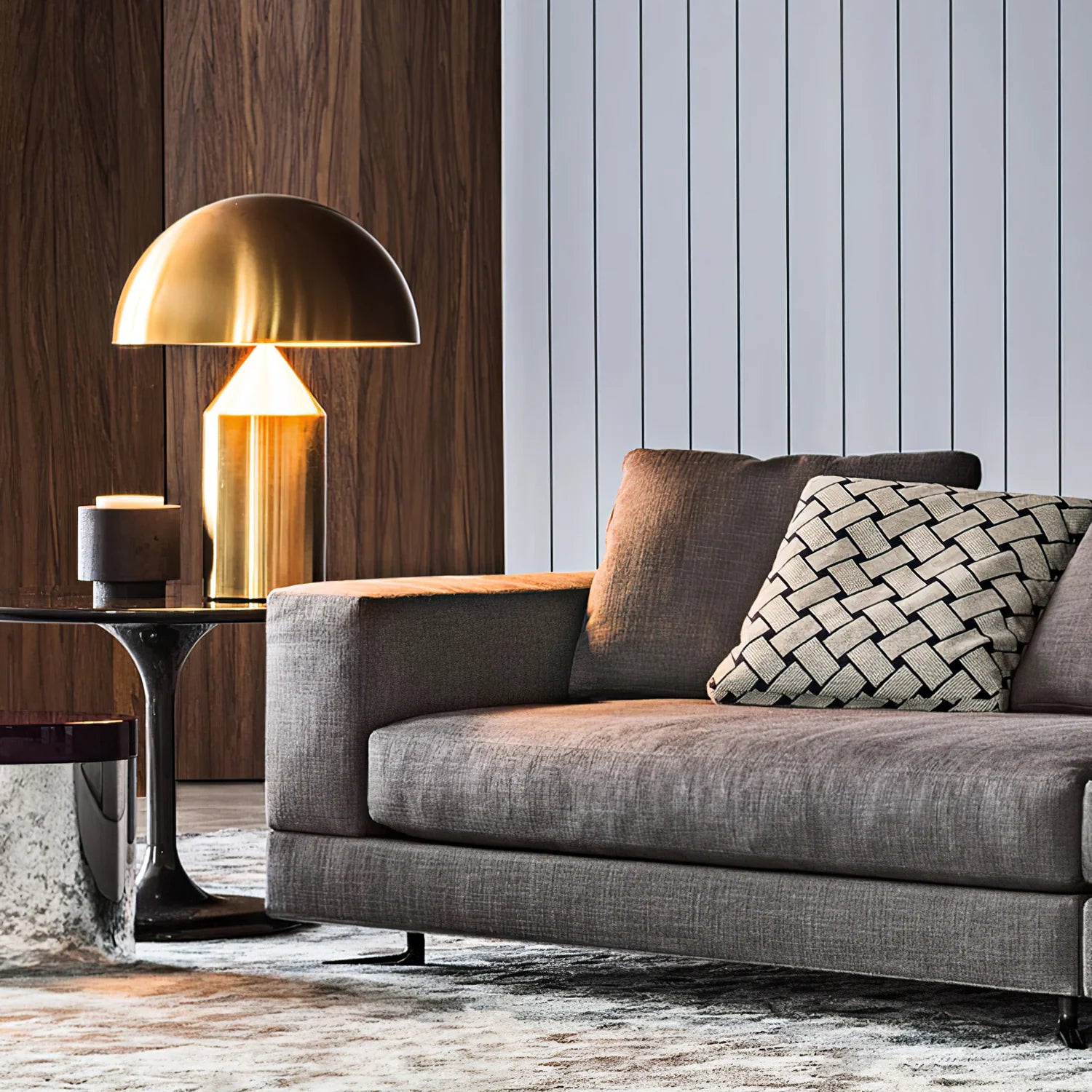 Lampe de Chevet Forme Champignon Métal | AMANITE™